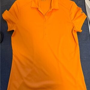 Nike Women's Bright Orange Button Down Shirt